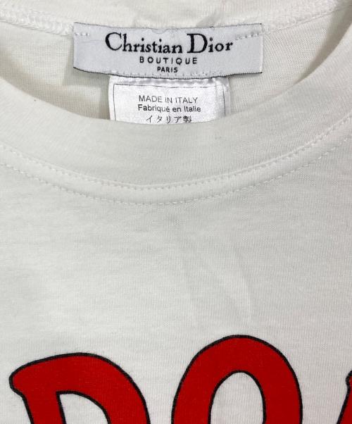 Christian Dior（クリスチャン ディオール）Christian Dior (クリスチャン ディオール) マーメイド プリントTシャツ ホワイト サイズ:38の古着・服飾アイテム
