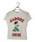 Christian Dior（クリスチャン ディオール）の古着「マーメイド プリントTシャツ」｜ホワイト