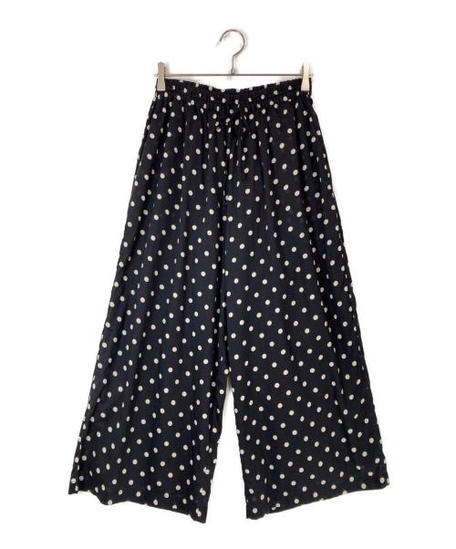 SOIL（ソイル）SOIL (ソイル) 80s COTTON VOILE DOT PRINT WIDE EAS ブラック サイズ:2 未使用品の古着・服飾アイテム