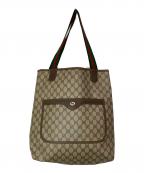 GUCCIグッチ）の古着「シェリーライントートバッグ」｜ベージュ