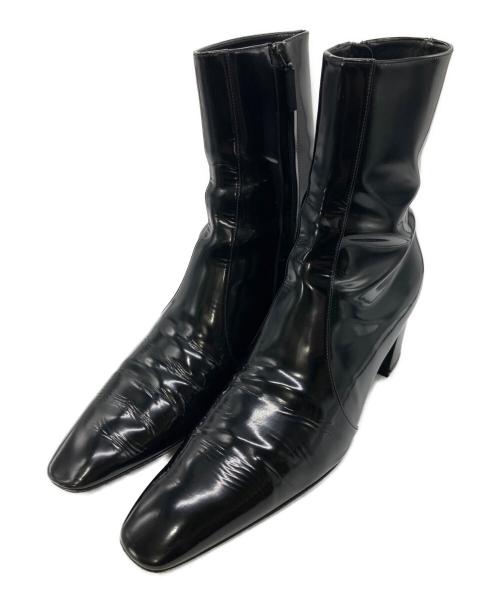Saint Laurent Paris（サンローランパリ）Saint Laurent Paris (サンローランパリ) サイドジップブーツ ブラック サイズ:42の古着・服飾アイテム