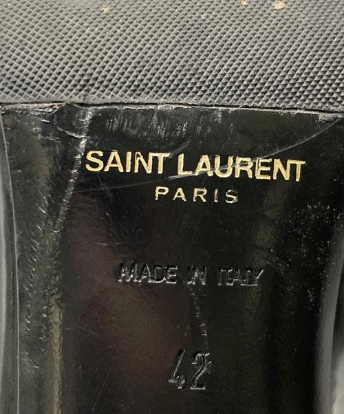 Saint Laurent Paris（サンローランパリ）Saint Laurent Paris (サンローランパリ) サイドジップブーツ ブラック サイズ:42の古着・服飾アイテム