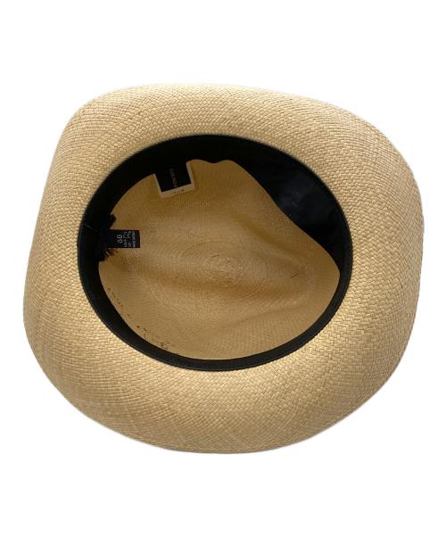 BORSALINO（ボルサリーノ）BORSALINO (ボルサリーノ) パナマハット ベージュ サイズ:60 USA 7 1/2の古着・服飾アイテム