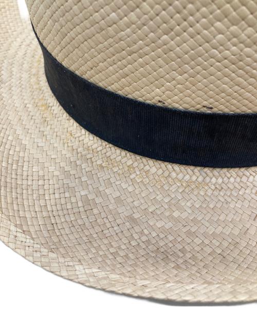 BORSALINO（ボルサリーノ）BORSALINO (ボルサリーノ) パナマハット ベージュ サイズ:60 USA 7 1/2の古着・服飾アイテム