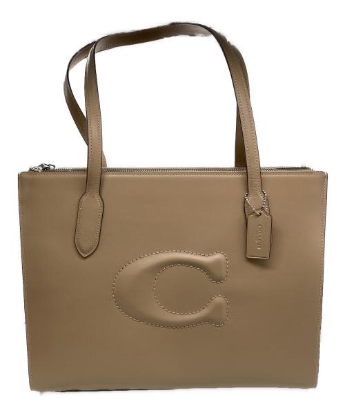 COACH（コーチ）COACH (コーチ) ニーナ トートバッグ ベージュの古着・服飾アイテム