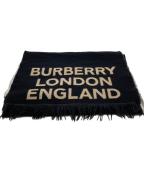 BURBERRY LONDONバーバリーロンドン）の古着「LOVEマフラー」｜ブラック