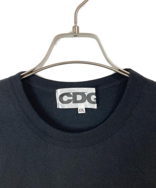 CDG（シーディージー）CDG (シーディージー) ロゴTシャツ ブラック サイズ:XXLの古着・服飾アイテム