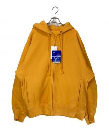Champion×N.HOOLYWOOD（チャンピオン×エヌ ハリウッド）の古着「ZIP-UP HOODED SWEATSHIRT」｜オレンジ