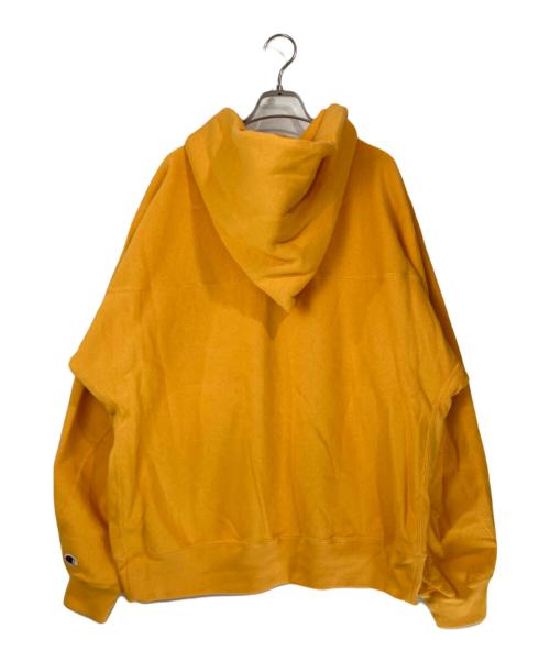 Champion（チャンピオン）Champion (チャンピオン) N.HOOLYWOOD (エヌ ハリウッド) ZIP-UP HOODED SWEATSHIRT オレンジ サイズ:Lの古着・服飾アイテム