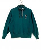 AMI Alexandre Mattiussi×PUMAアミアレクサンドルマテュッシ×プーマ）の古着「ハーフジップスウェット」｜グリーン