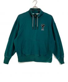 AMI Alexandre Mattiussi×PUMA（アミアレクサンドルマテュッシ×プーマ）の古着「ハーフジップスウェット」｜グリーン
