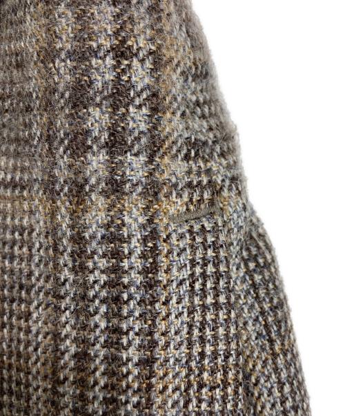AURALEE（オーラリー）AURALEE (オーラリー) DOUBLE FACE CHECK WIDE SLACKS グレーの古着・服飾アイテム