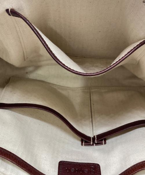 genten（ゲンテン）genten (ゲンテン) レザーショルダーバッグ ブラウンの古着・服飾アイテム