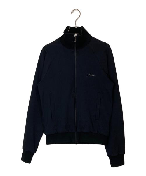 BALENCIAGA（バレンシアガ）BALENCIAGA (バレンシアガ) フロントロゴトラックジャケット ブラック サイズ:34の古着・服飾アイテム