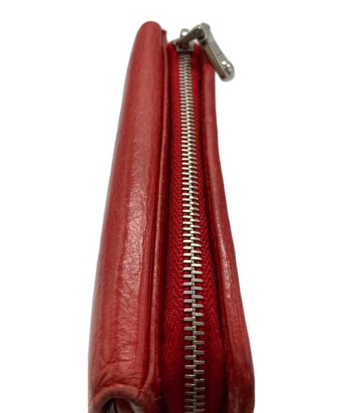 MIU MIU（ミュウミュウ）MIU MIU (ミュウミュウ) 3つ折り財布 レッドの古着・服飾アイテム