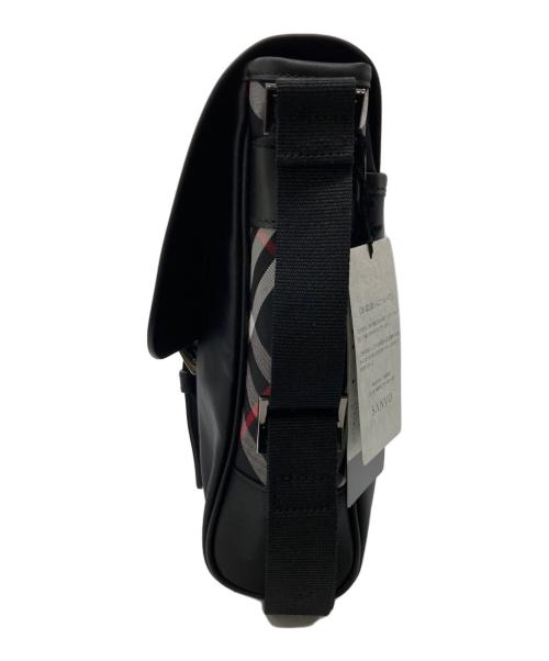BURBERRY BLACK LABEL（バーバリーブラックレーベル）BURBERRY BLACK LABEL (バーバリーブラックレーベル) ナイロンショルダーバッグ ブラックの古着・服飾アイテム