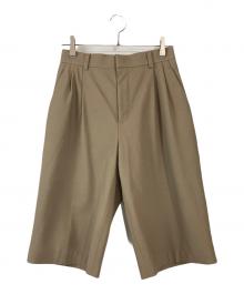 Spick and Span（スピック＆スパン）の古着「フェイクヌバックハーフパンツ」｜ベージュ