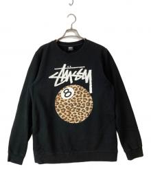 stussy（ステューシー）の古着「8ボールプリントスウェット」｜ブラック