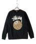 stussy（ステューシー）の古着「8ボールプリントスウェット」｜ブラック