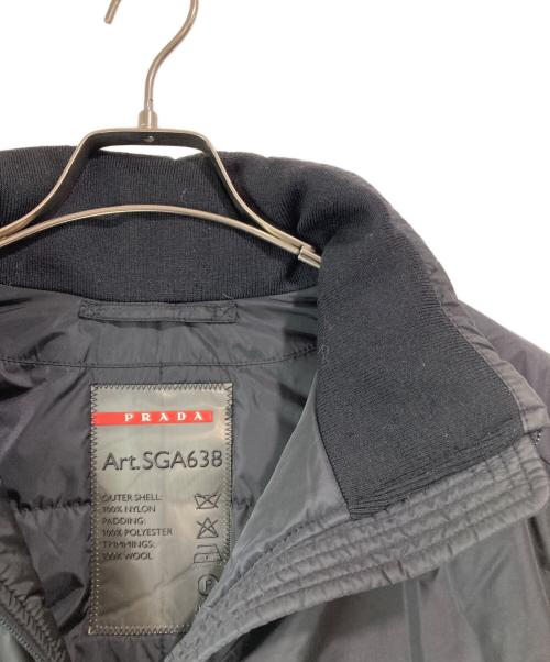 PRADA SPORTS（プラダスポーツ）PRADA SPORTS (プラダスポーツ) Nylon Padded Jacket/ナイロン中綿ジャケット ブラック サイズ:48の古着・服飾アイテム