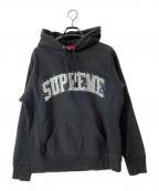 SUPREMEシュプリーム）の古着「18AW Water Arc Hooded Sweatshirt」｜ブラック