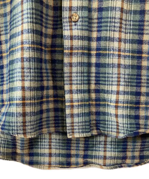 PENDLETON（ペンドルトン）PENDLETON (ペンドルトン) ネルシャツ グリーン×ブルー サイズ:Ｍの古着・服飾アイテム