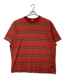 stussy（ステューシー）の古着「80'sマルチボーダーTシャツ」｜レッド
