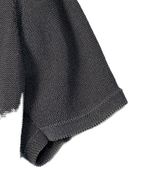 lounge WRAY（ラウンジレイ）lounge WRAY (ラウンジレイ) エシカルニットポロ グレー サイズ:FREEの古着・服飾アイテム