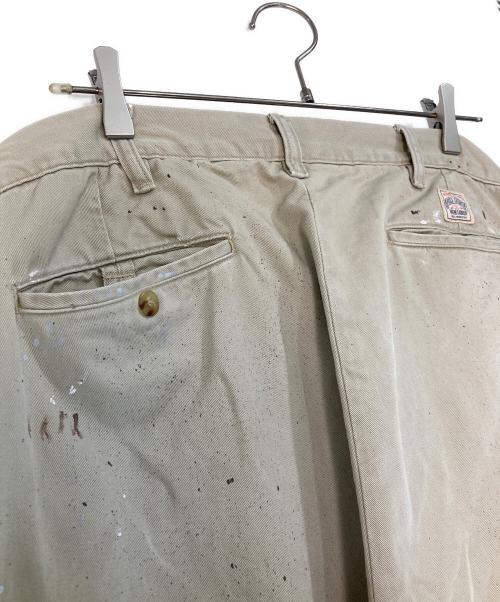 POLO RALPH LAUREN（ポロ・ラルフローレン）POLO RALPH LAUREN (ポロ・ラルフローレン) Salinger Straight Fit Distressed Pant ベージュ サイズ:32×30の古着・服飾アイテム