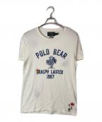 RALPH LAURENラルフローレン）の古着「ポロベアジャージーTシャツ」｜ホワイト