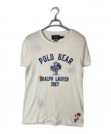 RALPH LAUREN（ラルフローレン）の古着「ポロベアジャージーTシャツ」｜ホワイト