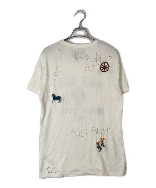 RALPH LAUREN（ラルフローレン）RALPH LAUREN (ラルフローレン) ポロベアジャージーTシャツ ホワイト サイズ:Ｍの古着・服飾アイテム