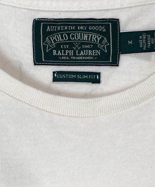 RALPH LAUREN（ラルフローレン）RALPH LAUREN (ラルフローレン) ポロベアジャージーTシャツ ホワイト サイズ:Ｍの古着・服飾アイテム