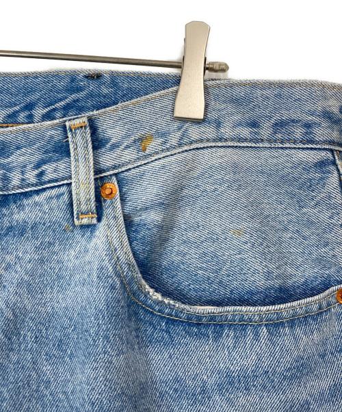LEVI'S PReMIUM（リーバイス プレミアム）LEVI'S PReMIUM (リーバイス プレミアム) パッチワーク デニムパンツ ブルー サイズ:W38×L32の古着・服飾アイテム