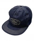 THE H.W.DOG&CO.エイチダブリュードッグアンドコー）の古着「TRUCKER CAP - Denim」｜インディゴ