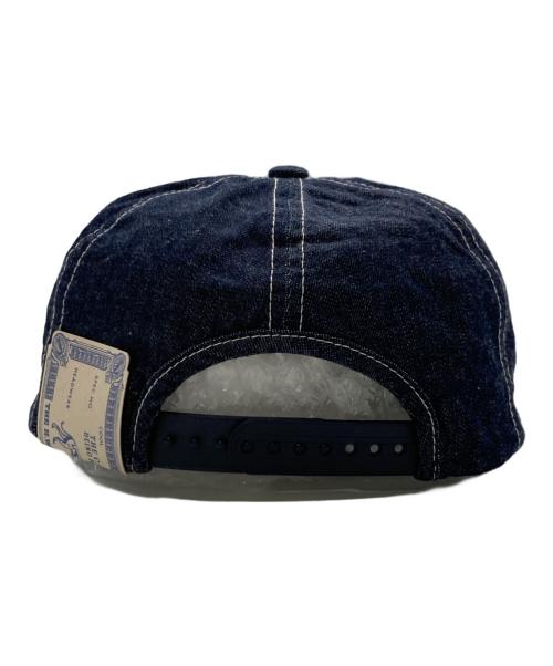 THE H.W.DOG&CO.（エイチダブリュードッグアンドコー）THE H.W.DOG&CO. (エイチダブリュードッグアンドコー) TRUCKER CAP - Denim インディゴの古着・服飾アイテム