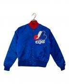 STARTERスターター）の古着「スタジャン EXPOS 90s」｜ブルー×レッド