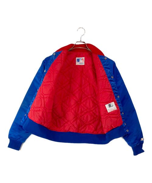 STARTER（スターター）STARTER (スターター) スタジャン EXPOS 90s ブルー×レッド サイズ:Sの古着・服飾アイテム