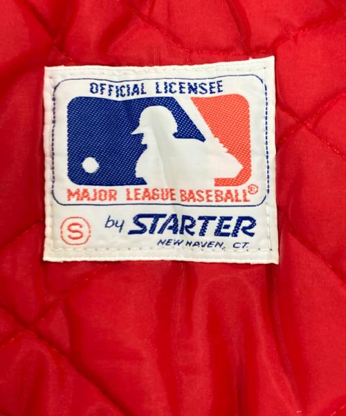STARTER（スターター）STARTER (スターター) スタジャン EXPOS 90s ブルー×レッド サイズ:Sの古着・服飾アイテム