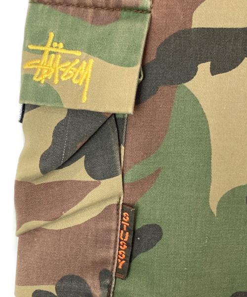 stussy（ステューシー）stussy (ステューシー) 90's迷彩ハーフカーゴパンツ カーキ サイズ:－の古着・服飾アイテム