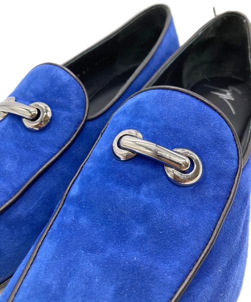 GIUSEPPE ZANOTTI（ジュゼッペザノッティ）GIUSEPPE ZANOTTI (ジュゼッペザノッティ) ローファー ブルー サイズ:41の古着・服飾アイテム