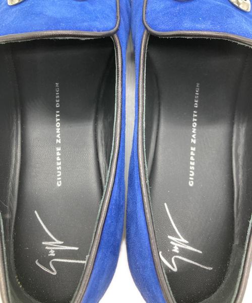 GIUSEPPE ZANOTTI（ジュゼッペザノッティ）GIUSEPPE ZANOTTI (ジュゼッペザノッティ) ローファー ブルー サイズ:41の古着・服飾アイテム