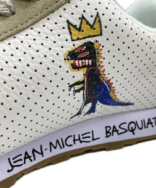 Sangacio（サンガッチョ）SANGACIO (サンガッチョ) BASQUIAT (バスキア) にゅ〜ずMOM ローカットスニーカー ベージュ サイズ:26.5cmの古着・服飾アイテム