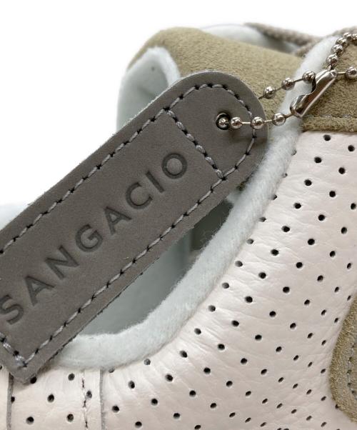 Sangacio（サンガッチョ）SANGACIO (サンガッチョ) BASQUIAT (バスキア) にゅ〜ずMOM ローカットスニーカー ベージュ サイズ:26.5cmの古着・服飾アイテム