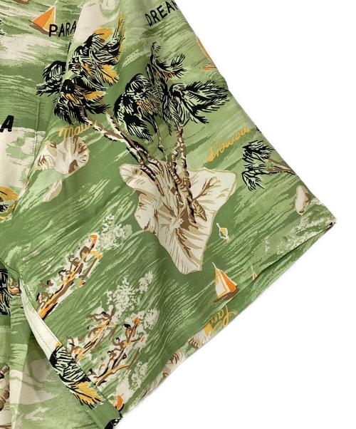 WACKO MARIA（ワコマリア）WACKO MARIA (ワコマリア) HAWAIIAN SHIRT (TYPE-1) グリーン サイズ:Mの古着・服飾アイテム