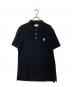 maison kitsune（メゾンキツネ）の古着「フォックスヘッド パッチ レギュラー ポロ」｜ブラック