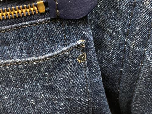 PRADA（プラダ）PRADA (プラダ) デニムカナパトートバッグM インディゴの古着・服飾アイテム