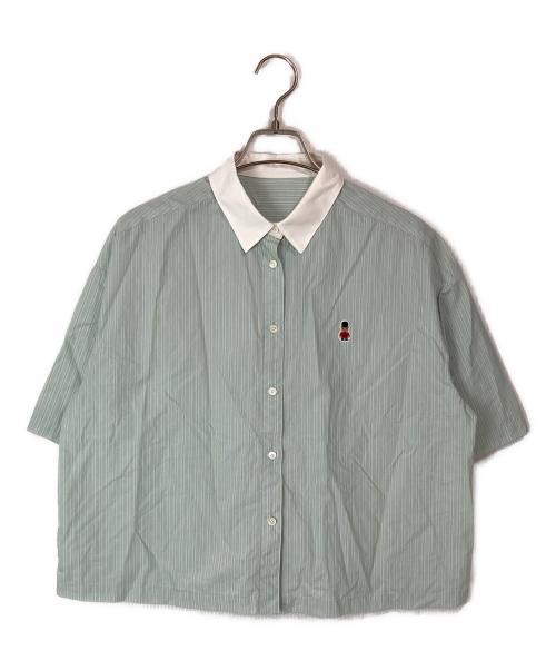 MACKINTOSH PHILOSOPHY（マッキントッシュ フィロソフィー）MACKINTOSH PHILOSOPHY (マッキントッシュ フィロソフィー) バッキンガムベア クレリックハーフスリーブシャツ グリーン サイズ:36の古着・服飾アイテム