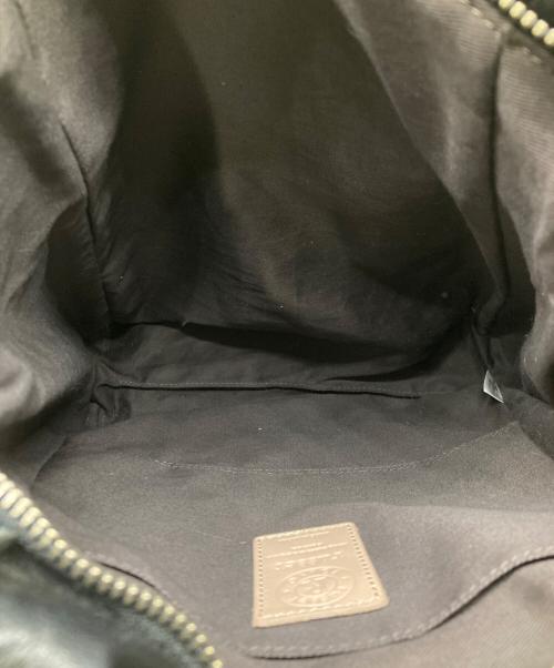 russet（ラシット）russet (ラシット) レザー2ハンドルリュックサック ブラックの古着・服飾アイテム
