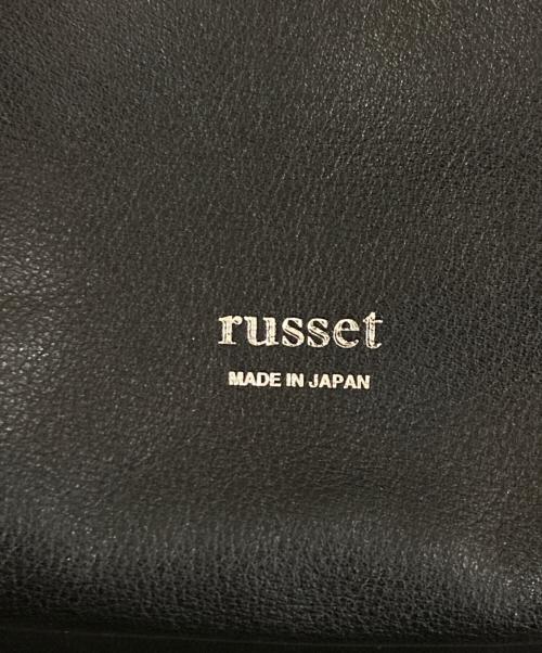 russet（ラシット）russet (ラシット) レザー2ハンドルリュックサック ブラックの古着・服飾アイテム